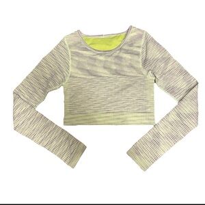 lululemon athletica Yellow Crop Top